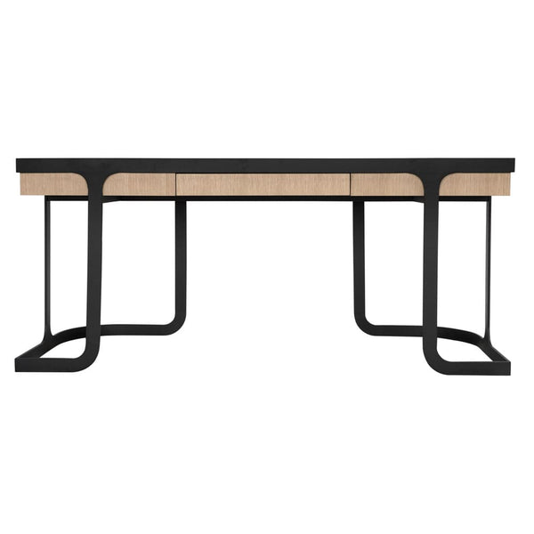 Hamilton Desk, White Oak-Blue Hand Home
