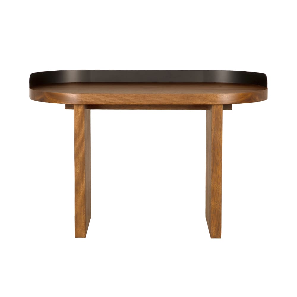 Euler Desk W/ Metal Detail-Noir Furniture-Blue Hand Home