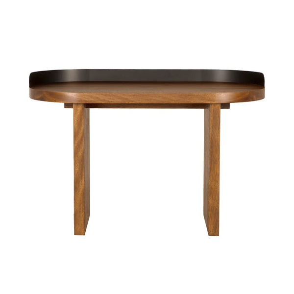 Euler Desk W/ Metal Detail-Noir Furniture-Blue Hand Home