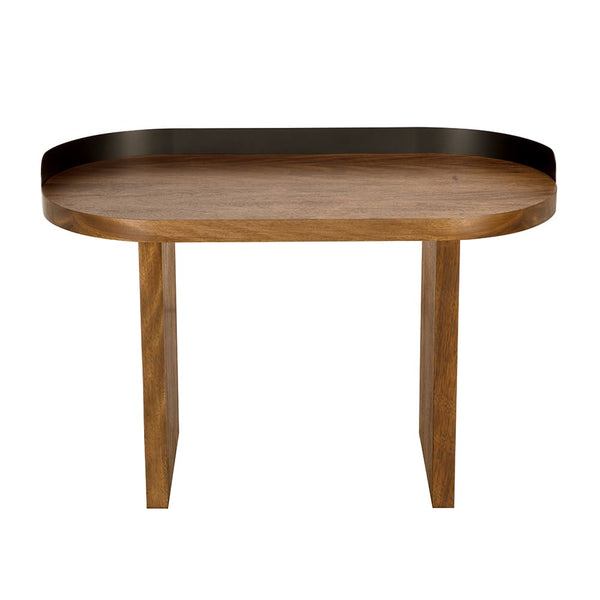 Euler Desk W/ Metal Detail-Noir Furniture-Blue Hand Home