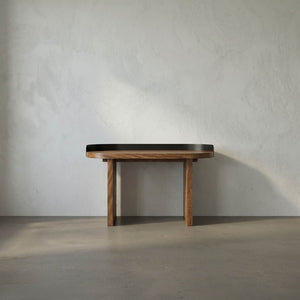 Euler Desk W/ Metal Detail-Noir Furniture-Blue Hand Home