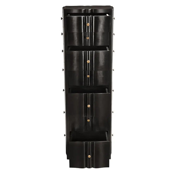 Monolith Four Sided Tower Chest-Noir Furniture-Blue Hand Home