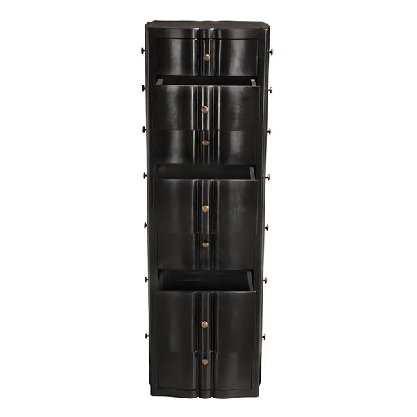 Monolith Four Sided Tower Chest-Noir Furniture-Blue Hand Home