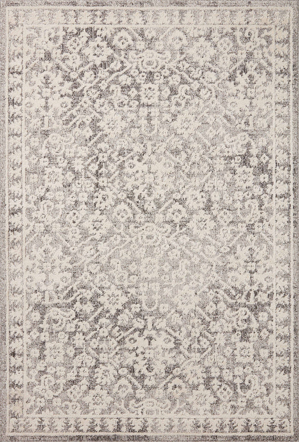 Magnolia Home by Joanna Gaines x Loloi Gigi Rug - Grey / Ivory-Blue Hand Home