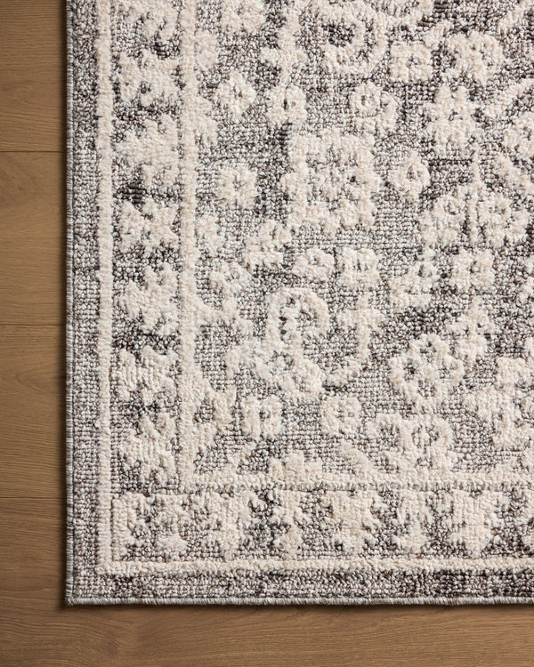Magnolia Home by Joanna Gaines x Loloi Gigi Rug - Grey / Ivory-Blue Hand Home