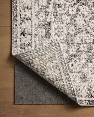 Magnolia Home by Joanna Gaines x Loloi Gigi Rug - Grey / Ivory-Blue Hand Home