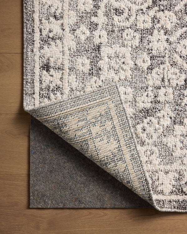 Magnolia Home by Joanna Gaines x Loloi Gigi Rug - Grey / Ivory-Blue Hand Home