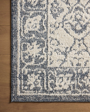 Magnolia Home by Joanna Gaines x Loloi Gigi Rug - Ivory / Blue-Blue Hand Home