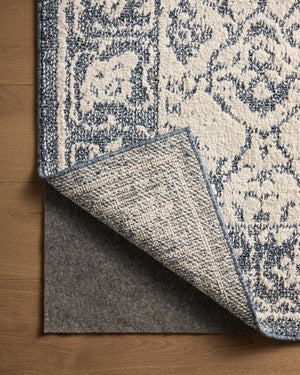 Magnolia Home by Joanna Gaines x Loloi Gigi Rug - Ivory / Blue-Blue Hand Home