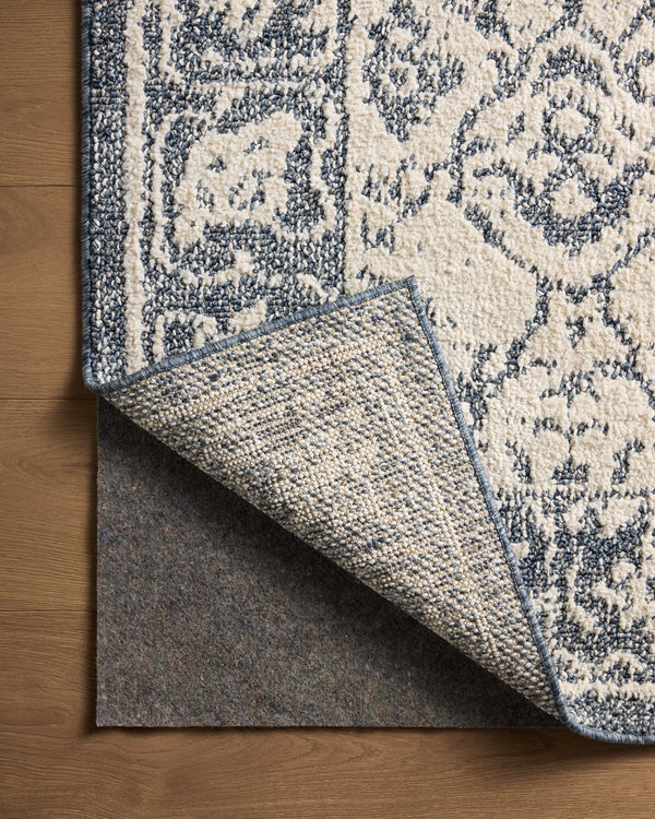 Magnolia Home by Joanna Gaines x Loloi Gigi Rug - Ivory / Blue-Blue Hand Home