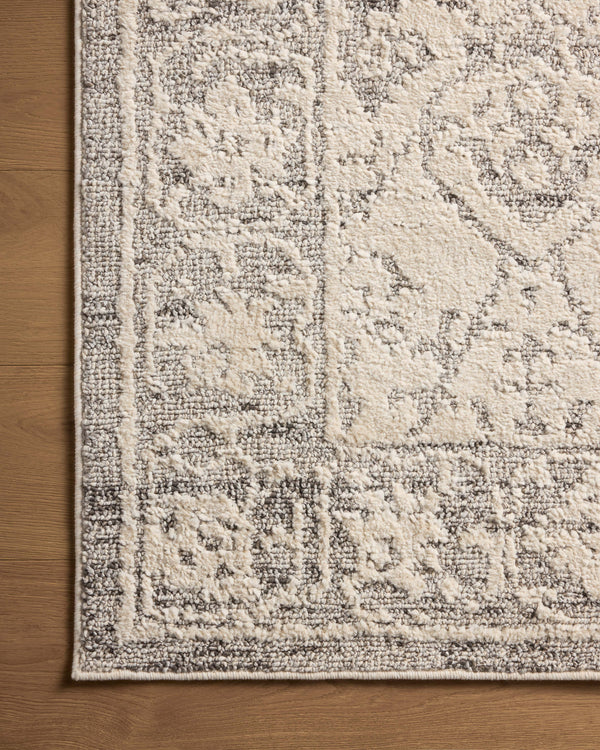 Magnolia Home by Joanna Gaines x Loloi Gigi Rug - Ivory / Stone-Blue Hand Home