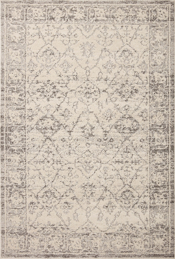 Magnolia Home by Joanna Gaines x Loloi Gigi Rug - Ivory / Stone-Blue Hand Home