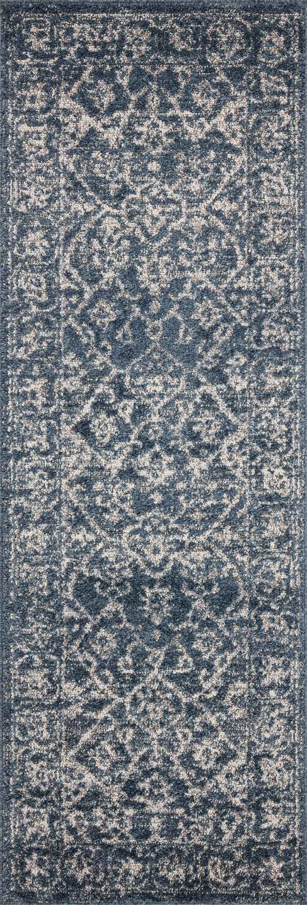 Magnolia Home by Joanna Gaines x Loloi Gigi Rug - Navy / Stone-Blue Hand Home