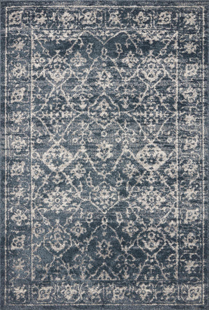 Magnolia Home by Joanna Gaines x Loloi Gigi Rug - Navy / Stone-Blue Hand Home