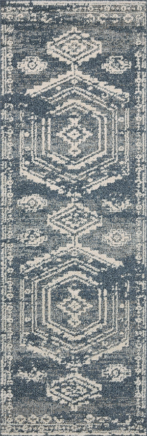Magnolia Home by Joanna Gaines x Loloi Gigi Rug - Denim / Ivory-Blue Hand Home