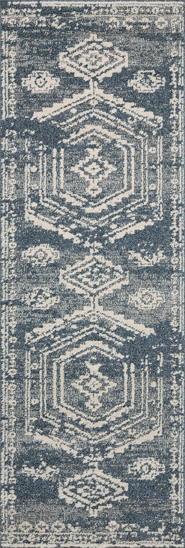 Magnolia Home by Joanna Gaines x Loloi Gigi Rug - Denim / Ivory-Blue Hand Home