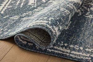 Magnolia Home by Joanna Gaines x Loloi Gigi Rug - Denim / Ivory-Blue Hand Home
