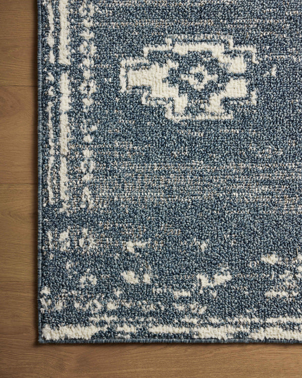 Magnolia Home by Joanna Gaines x Loloi Gigi Rug - Denim / Ivory-Blue Hand Home