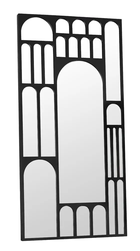 Doorway Mirror, Black Steel-Noir Furniture-Blue Hand Home
