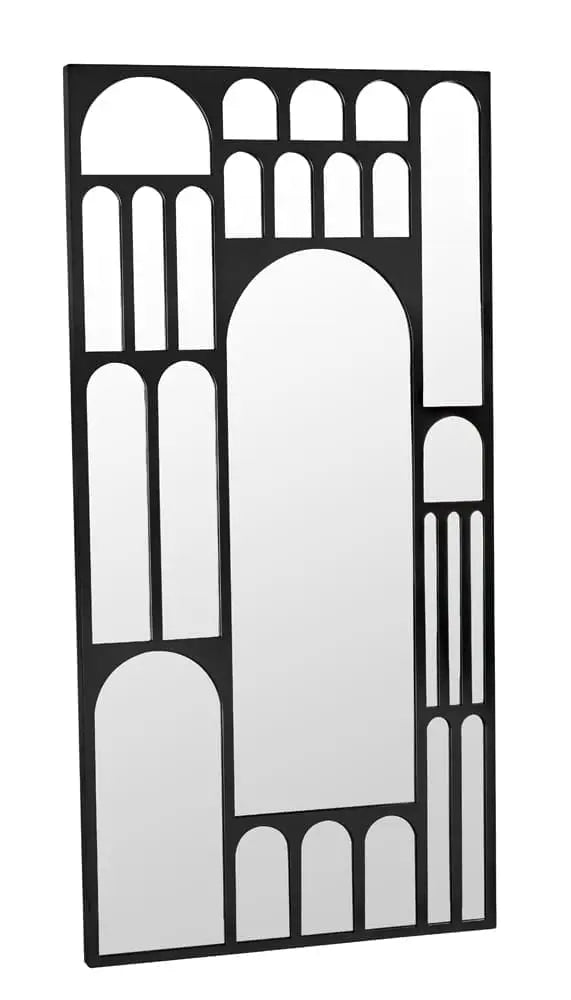 Doorway Mirror, Black Steel-Noir Furniture-Blue Hand Home