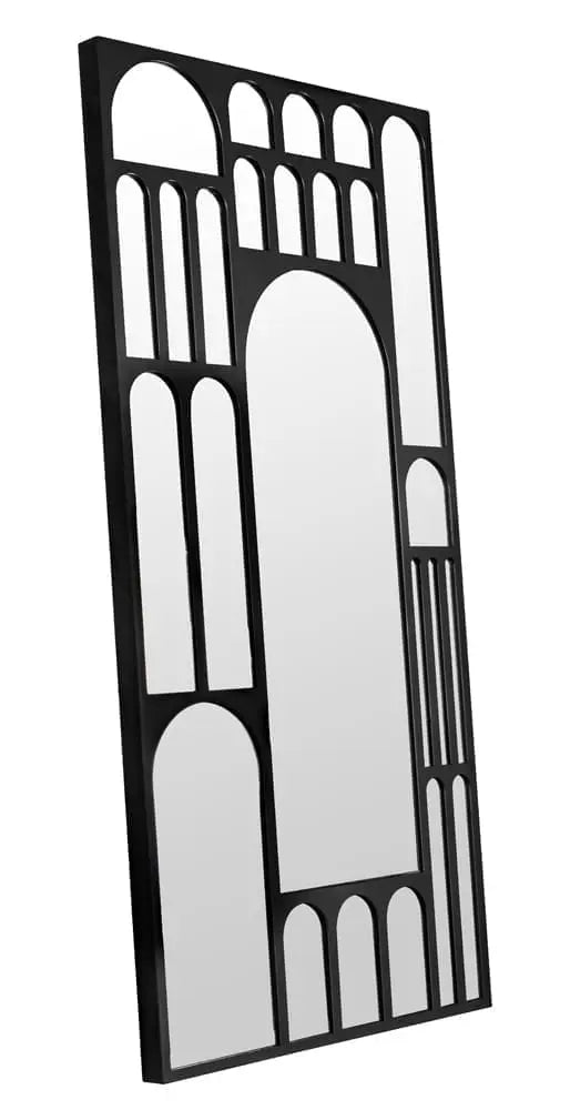 Doorway Mirror, Black Steel-Noir Furniture-Blue Hand Home
