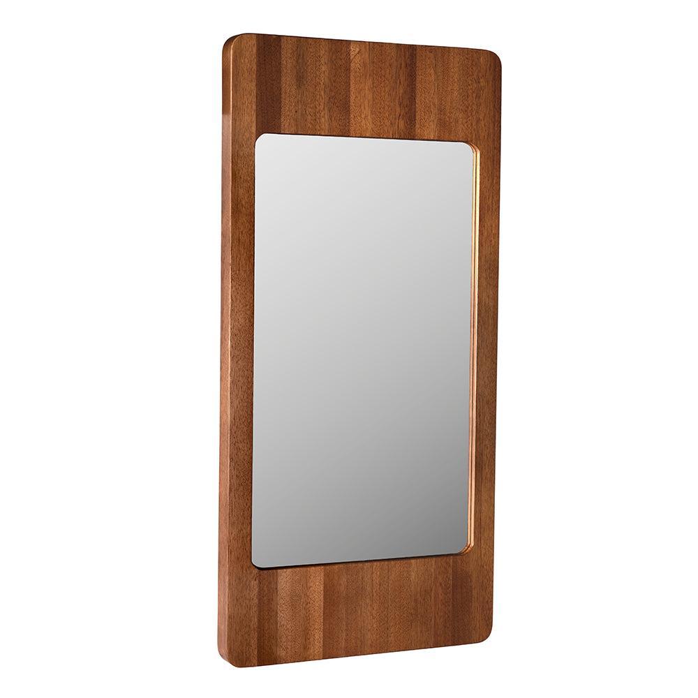 Franklin Mirror, C, Dark Walnut-Blue Hand Home