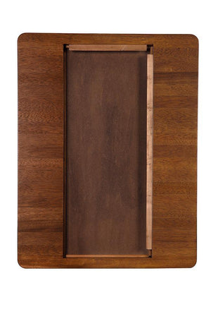 Franklin Mirror, A, Dark Walnut-Blue Hand Home