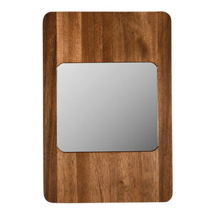 Franklin Mirror, B, Dark Walnut-Blue Hand Home