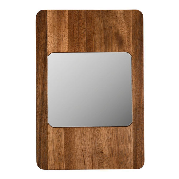 Franklin Mirror, B, Dark Walnut-Blue Hand Home