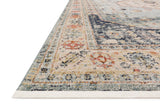 Graham Rug Magnolia Home by Joanna Gaines - GRA-03 Blue/Ant.Ivory-Blue Hand Home