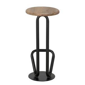Hook Bar Stool-Blue Hand Home