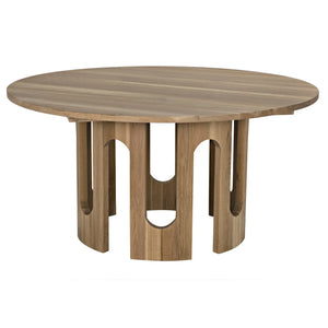 Kirill Table, White Oak-Noir Furniture-Blue Hand Home