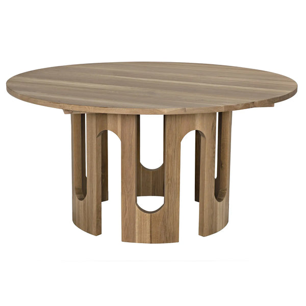Kirill Table, White Oak-Noir Furniture-Blue Hand Home