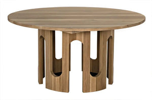 Kirill Table, White Oak-Noir Furniture-Blue Hand Home