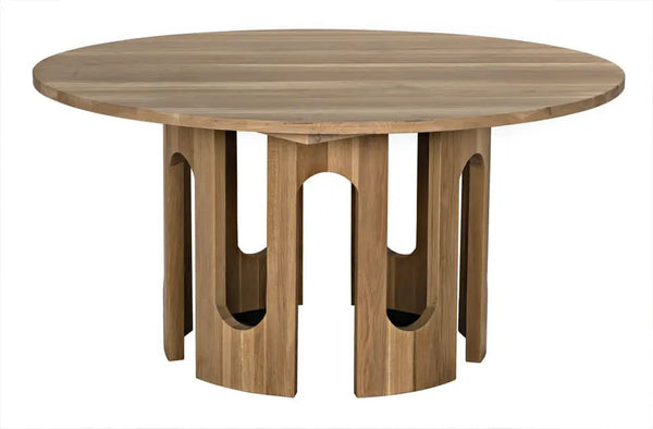 Kirill Table, White Oak-Noir Furniture-Blue Hand Home