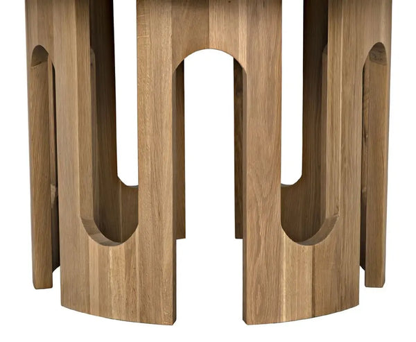 Kirill Table, White Oak-Noir Furniture-Blue Hand Home