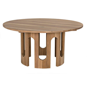 Kirill Table, White Oak-Noir Furniture-Blue Hand Home