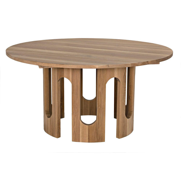 Kirill Table, White Oak-Noir Furniture-Blue Hand Home