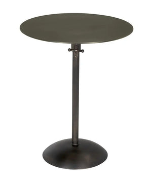 Felix Side Table, Gun Metal Finish-Noir Furniture-Blue Hand Home