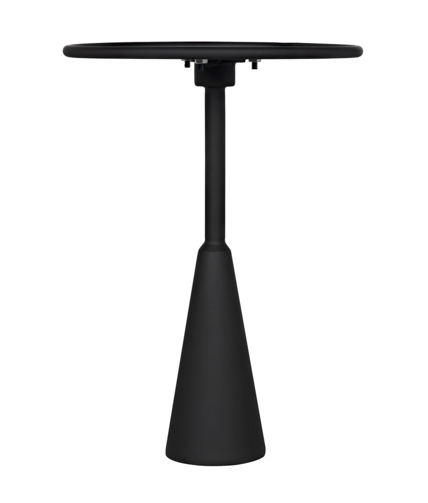Noir Furniture Hiro Side Table, Black Metal-Noir Furniture-Blue Hand Home