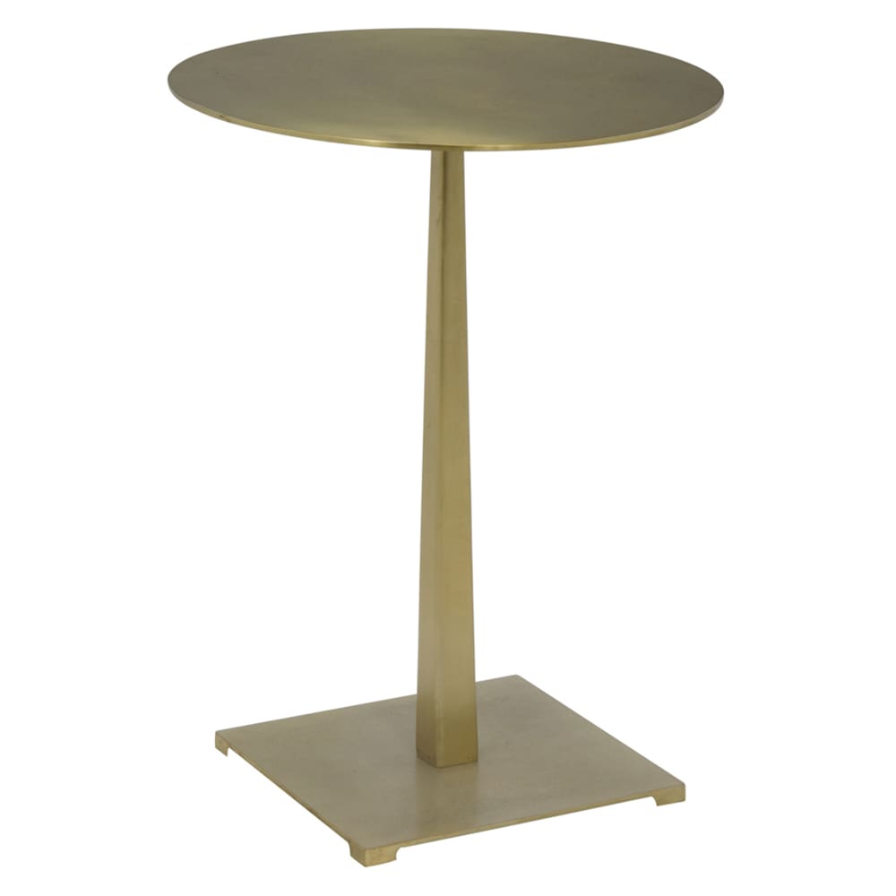 Noir Furniture Stiletto Side Table, Antique Brass-Noir Furniture-Blue Hand Home