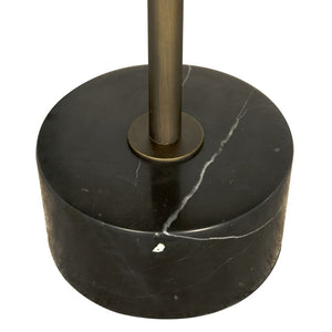 Santosha Side Table with Stone Top-Blue Hand Home