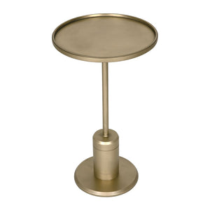 Kurtz Side Table, Brass Finish-Noir Furniture-Blue Hand Home