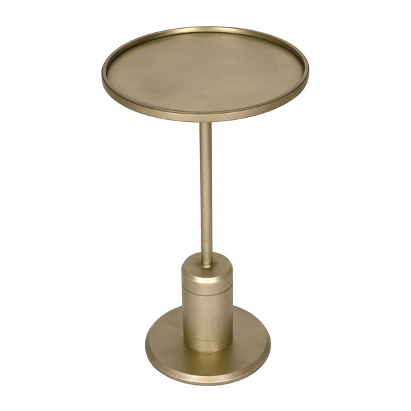 Kurtz Side Table, Brass Finish-Noir Furniture-Blue Hand Home