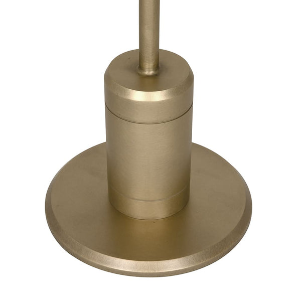 Kurtz Side Table, Brass Finish-Noir Furniture-Blue Hand Home