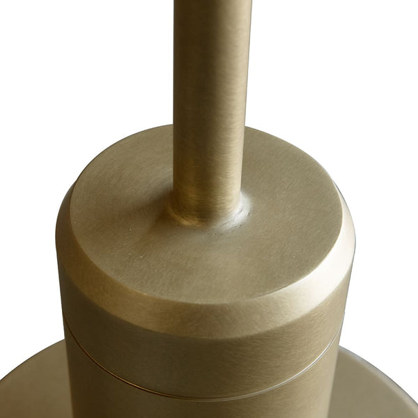 Kurtz Side Table, Brass Finish-Noir Furniture-Blue Hand Home