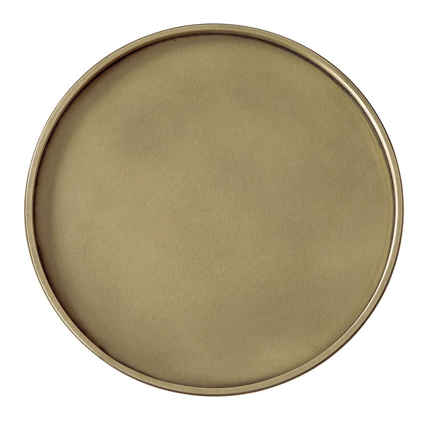 Kurtz Side Table, Brass Finish-Noir Furniture-Blue Hand Home