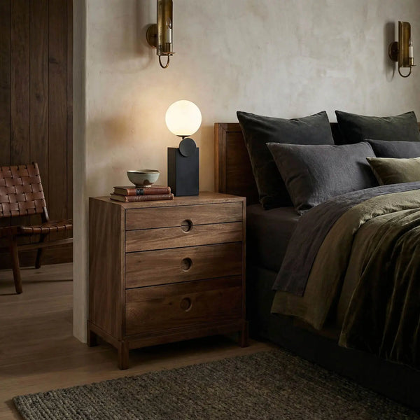 Eros Side Table-Noir Furniture-Blue Hand Home