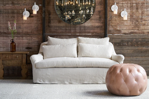Cisco Brothers Genevieve Loveseat-Blue Hand Home
