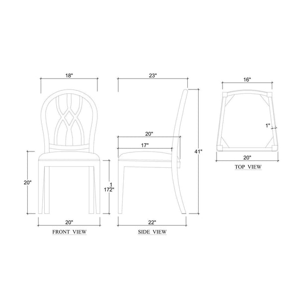 Gloucester Dining Chair-Blue Hand Home